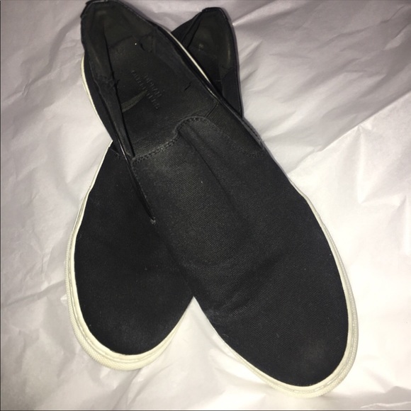 Urban Outfitters Shoes - Urban Outfitters Black & White Slip On Canvas Shoe